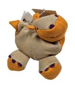 Manhattan Toy Splats Soft Plush Hippo Orange Tan Purple Spots Stuffed To... - $49.50