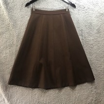 VTG Tami Original Brown Knee Length Skirt Size 9-10   27” Waist - $12.00