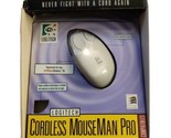 Logitech Cordless MouseMan Pro Receiver w/ Mouse Model 1355 Vintage Free... - £23.56 GBP