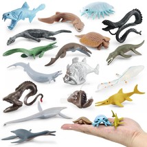 Prehistoric Sea Ocean Toy Animal Figures, 17Pcs Plastic Ancient Marine R... - $31.99