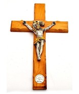 Olive Wood Cross Made in Bethlehem Jerusalem (Size L/25 x W/15 cm) - £30.75 GBP