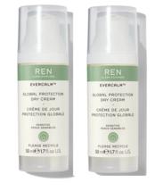 2x REN Clean Skincare Evercalm Global Protection Day Cream 1.7 fl oz each - £19.38 GBP