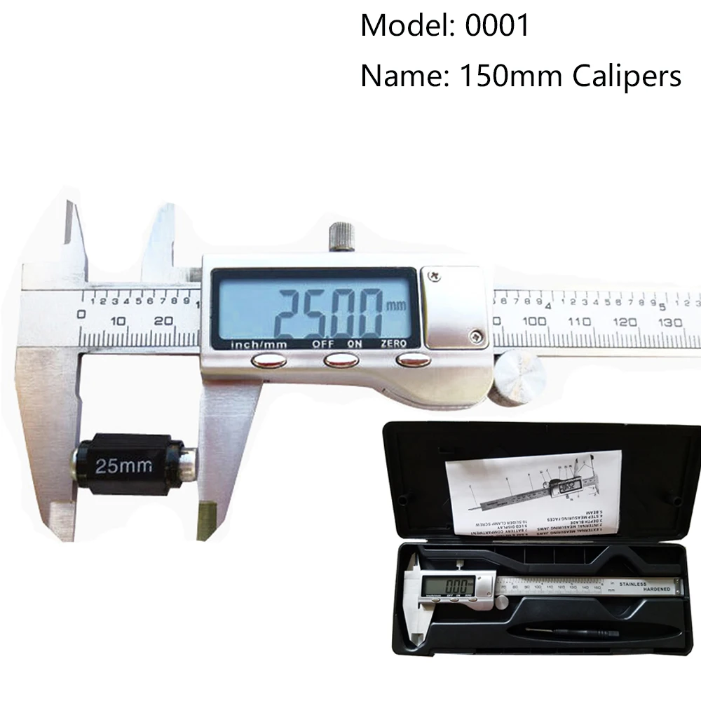 4/6-Inch 100/150mm Big Screen Digital Calipers Stainless Steel Electronic Vernie - £223.31 GBP