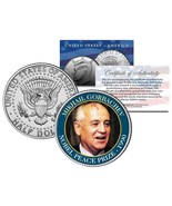 MIKHAIL GORBACHEV * 1990 NOBEL PEACE PRIZE * Colorized JFK Half Dollar U... - $14.95