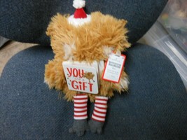 Hallmark &quot;Moptops Santa Owl With Message Book&quot; 2021 NEW Plush - $365.13 MXN