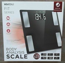 Body Analysis Digital Bathroom Scale LCD Display Weight Smart Body Fat - £15.72 GBP