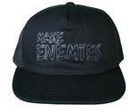 Another Enemy Black Make Enemies Adjustable Snapback Trucker Baseball Ha... - $33.42
