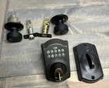 Schlage BE365 V CAM 716 Camelot Keypad Deadbolt In  Aged Bronze Lot for ... - $48.50