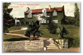 Home of Kenneth Harland Marie Provost Beverly Hills CA UNP WB Postcard V24 - £3.85 GBP