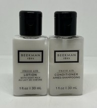 Beekman 1802 Fresh Air Lotion &amp; Conditioner 1 oz - Lot Of 2 - £4.45 GBP