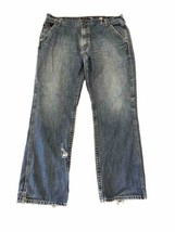 ARIAT FR M4 Mens Low Rise BootCut Denim Jeans CAT2 Western Blue 42x36 Di... - £18.33 GBP