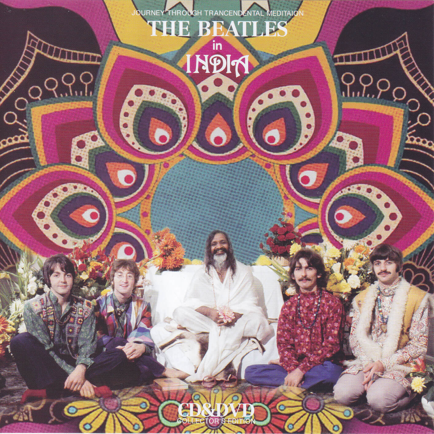 The Beatles in India CD/DVD Journey Through Transcendental Meditation Rare  - $25.00