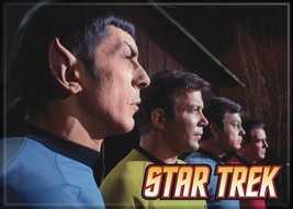 Star Trek: The Original Series Cast in Profile Portrait Magnet, NEW UNUSED - £3.13 GBP