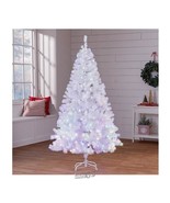 Stoneberry 6.5ft White Christmas Tree Multi Color Lights - £126.32 GBP
