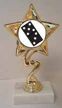 Domino Trophy 7&quot; Tall  AS LOW AS $3.99 each FREE SHIPPING T03N2 - $7.99+