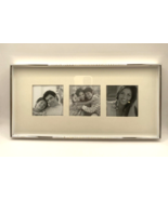 Carlton Free Standing Photo Frame  12&quot; x 6&quot; Silvertone - $22.06 CAD