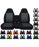 Front Set Car seat covers Fits Chevy S10 truck 94-04 60/40 W/ Console  25 Colors - £70.19 GBP