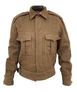 WW2 Reproduction British 37 Pattern Battle Dress Uniform Wool Tunic-Khak... - £70.28 GBP