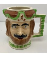 Vintage Coffee Mug Burger King Mascot Hand Painted Signed Volz - $12.82