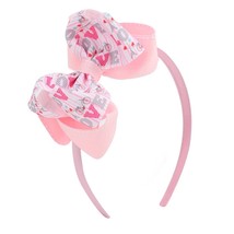 Girls Bow Headband for Valentine&#39;s Day Love Heart Hair Band Hair Accesso... - $22.23
