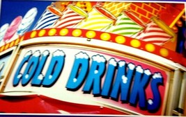 Jigsaw Puzzle COLD DRINKS SIGN 300 Pcs 18.25&quot; x 11&quot; Puzzlebug - CraZArt - $2.84