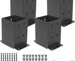 Four 4X4 Post Base Pieces, With An Inner Measurement Of 30.5 X 30.5 Inch... - $46.96