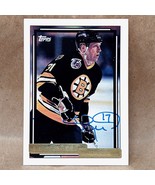 1992-93 Topps Gold #521 Dave Reid SIGNED Autograph Boston Bruins Card - $4.95