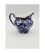 Vtg Calico Burleigh Stafforshire Creamer Bowl Rare Discontinued England - $1,120.26 MXN