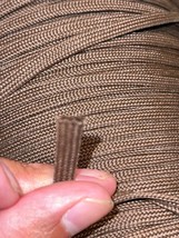 New Dark Brown 550 Cord Paracord Nylon Paraline / Coreless Flat In All Sizes - £5.08 GBP+