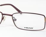 HEAD HJ7011 C8 Burgundy RARE UNIQUE EYEGLASSES GLASSES FRAME 50-17-135mm... - $95.38