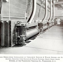 Washington DC Terminal Co Babcock Wilcox Boilers 1923 Steam Industrial DWZ5A - £19.80 GBP
