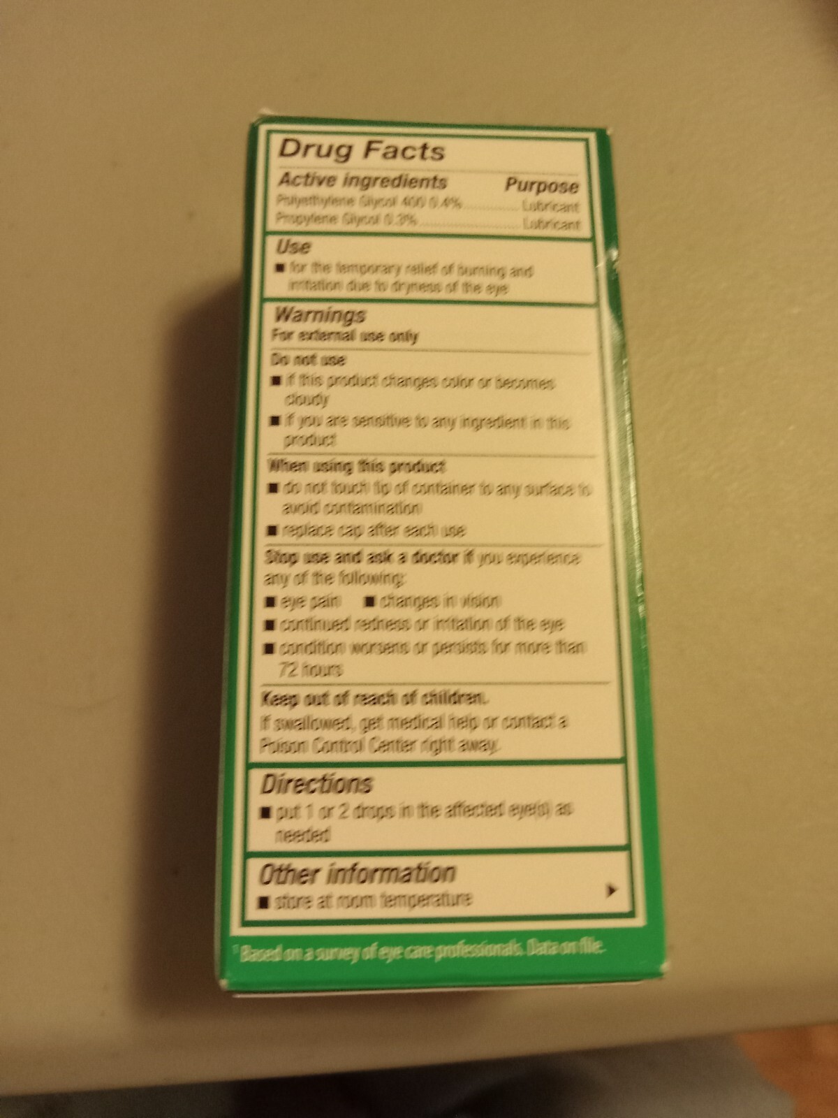 Systane Lubricant Eye Drops Original Long Lasting Eye Relief 1/2oz exp.08/27 Item image 3