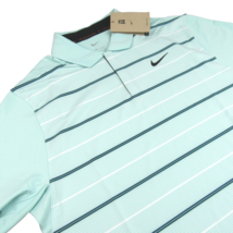 Nike Dri-FIT Tiger Woods Golf Polo Shirt Mens Size Large Jade NEW DR5318-346 - £51.91 GBP