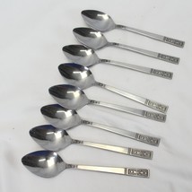 Cortina Stainless Oval Soup Spoons 7 1/4&quot; Lot of 8 - $24.49