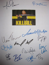 Kill Bill Volume 1 &amp; 2 Signed Film Movie Script Screenplay X13 Autographs Uma Th - £17.25 GBP