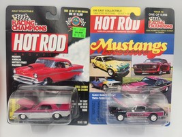 RACING CHAMPIONS HOT ROD MAGAZINE 64 68 MUSTANG LOT OF 2 LTD ED DIECAST ... - $9.75