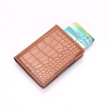 Rfid Wallet Men Carbon Fiber Pu Leather Purse Carteira Masculina Minimalist Id C - £61.59 GBP