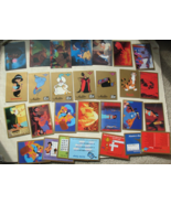 Vintage 1992 Disney Aladdin &amp; Beauty Trading Cards Mixed LOT 28 Cards Sk... - £11.21 GBP