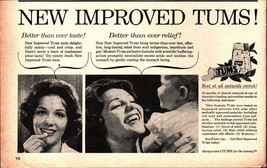 1963 Tums Smiling Mother Baby Delightfully Minty For Tummy Vintage Print... - £19.21 GBP
