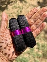 6 Pc Indian BLACK SILK Mauli kalawa Moli Kalaya Religious Wrist Band FRE... - $27.22