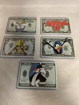 Vintage Collectors Looney Tunes Vending Machine Stickers 2.5x 3.5, Lot of 5 - £19.74 GBP