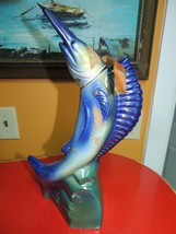 1970 Ezra Brooks Whiskey Bottle Swordfish Sailfish Nautical Decanter Her... - $13.49