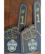 Pair of BET MGM Big Game Party SUPER BOWL 59 #1 Foam Cheering Fingers - $25.74 CAD