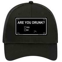 Are You Drunk Novelty Black Mesh License Plate Hat - £23.12 GBP