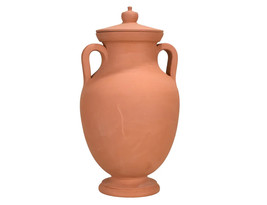 Ancient Greek Amphora Vase Pottery Paintable Terracotta - $106.59