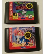 Lot of 2 Authentic Sega Genesis Games Bugs Bunny Sonic Spinball, Not for... - $21.51