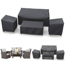 STARTWO Outdoor Patio Furniture Cover Waterproof 4-Piece Set for Chairs ... - $76.39