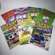 Lot of 7 Tedd Arnold FLY GUY PB Books Spy Frankenfly Girl Insects Ninja Police - £14.87 GBP