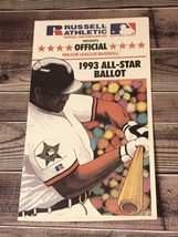 1993 Mlb ALL-STAR Baseball Game Unused Fan Ballot@Baltimore Orioles Camden Yards - £3.13 GBP