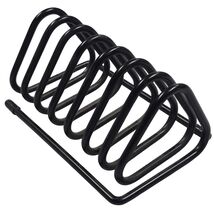 Vintage Furio Coil Desk Mail Letter Sorter Post Modern Metal Black Trian... - $29.70